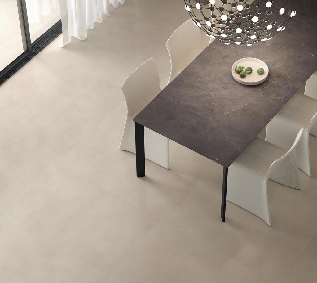 Piastrelle grande formato Abitazione Effetto cemento Grigio