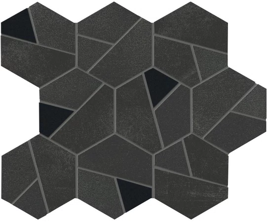 AtlasConcorde Boost Tarmac MosaicoHexBlack 25x28,5 AN7B