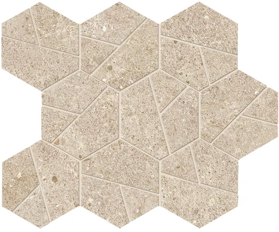 AtlasConcorde B-Stone Cream Mos Hex 25x28,5 A7CV