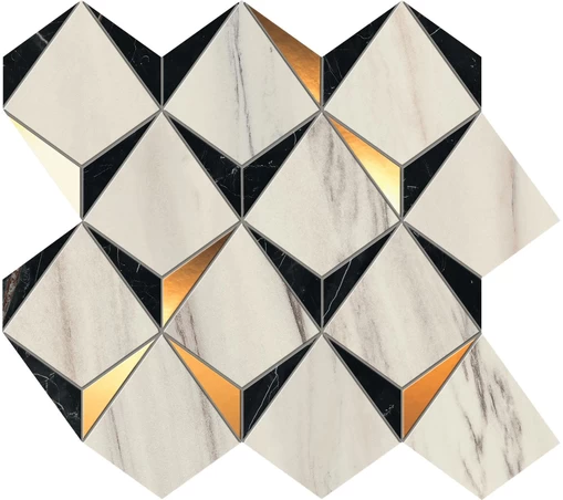 AtlasConcorde MarvelDream Bianco-Black Diamonds 35.8x32.9 9MDB R
