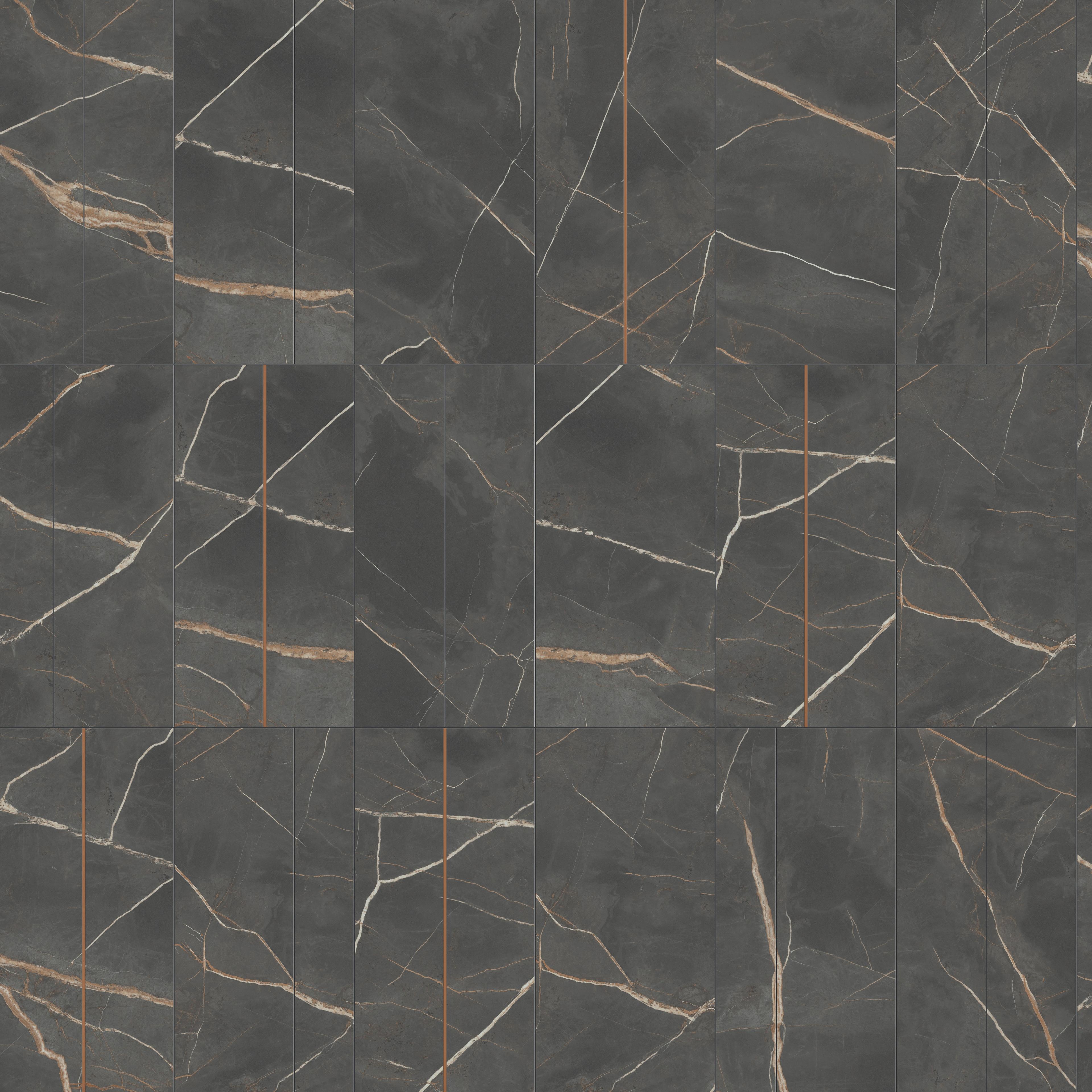 Marvel Next Sahara Dark Mosaico Grid, Black, 60x120