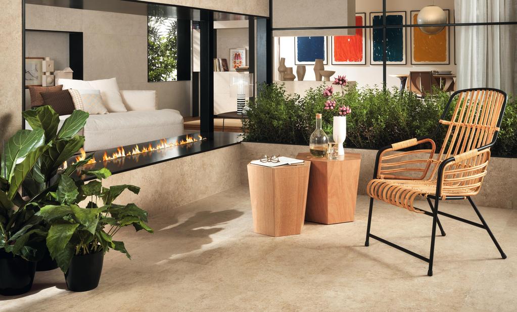 Piastrelle per esterno Effetto pietra Beige