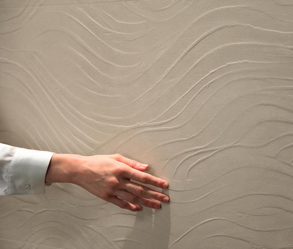 Rivestimento 3D Bagno Effetto terra cruda Bianco